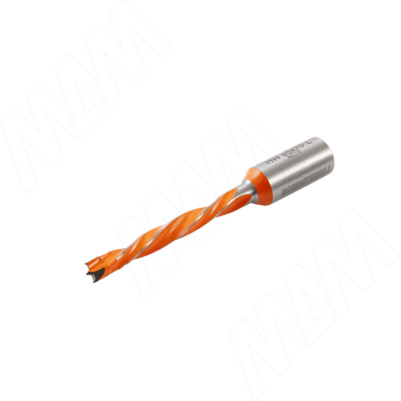 Сверло глухое Nordutensili HM D=5мм, L=70мм, S=10x20, LH