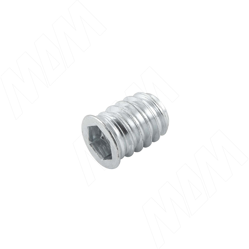 Футорка металлическая D10, М8x17, оцинкованная