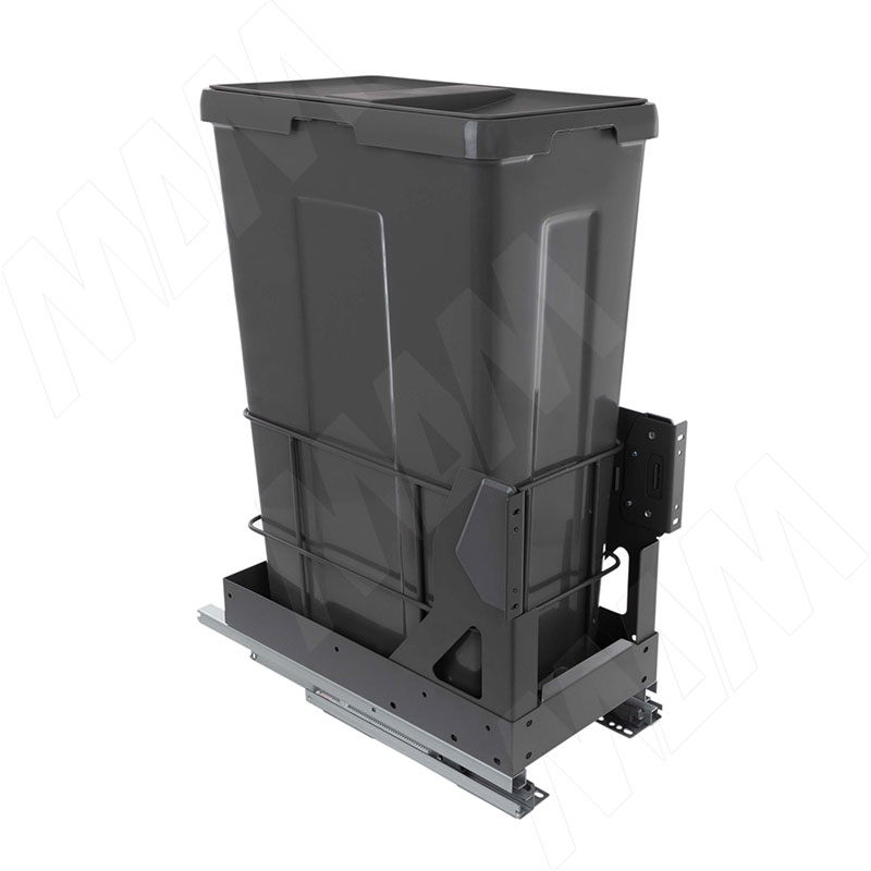 MOVEBOX F30 Система сортировки и хранения, платформа, 1 емкость (1x35), креп. фасада, полн.выдв., плавн.закр., графит