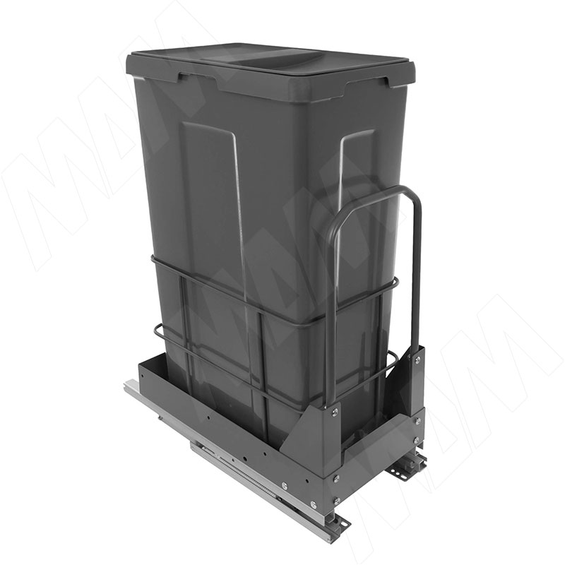 MOVEBOX F30 Система сортировки и хранения, платформа, 1 емкость (1x35), полн.выдв., плавн.закр., графит