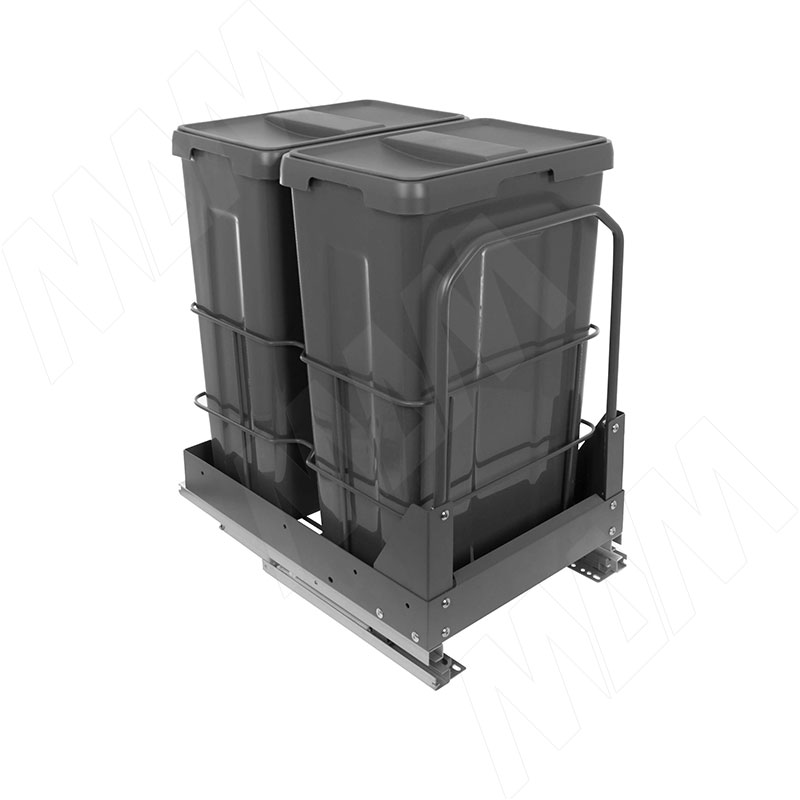 MOVEBOX F40 Система сортировки и хранения, платформа, 2 емкости (2x21), полн.выдв., плавн.закр., графит